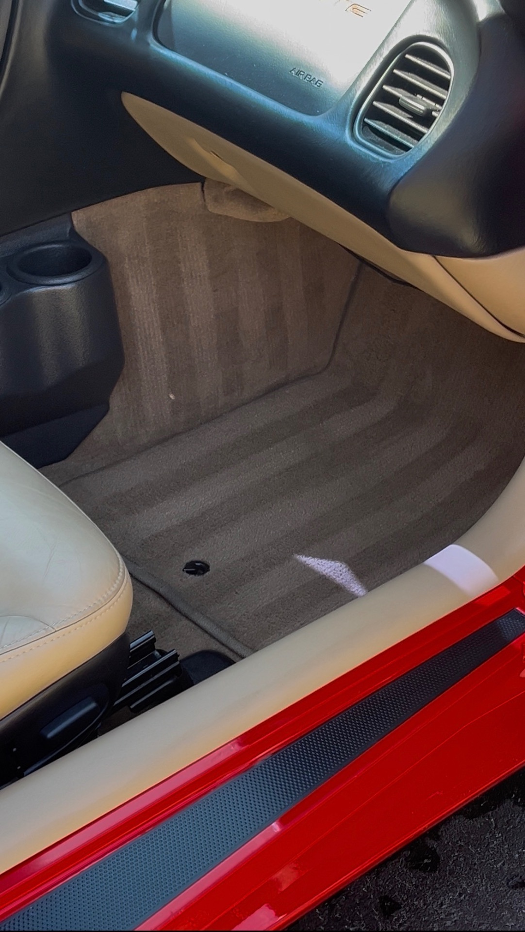 Corvette Interior after detailing