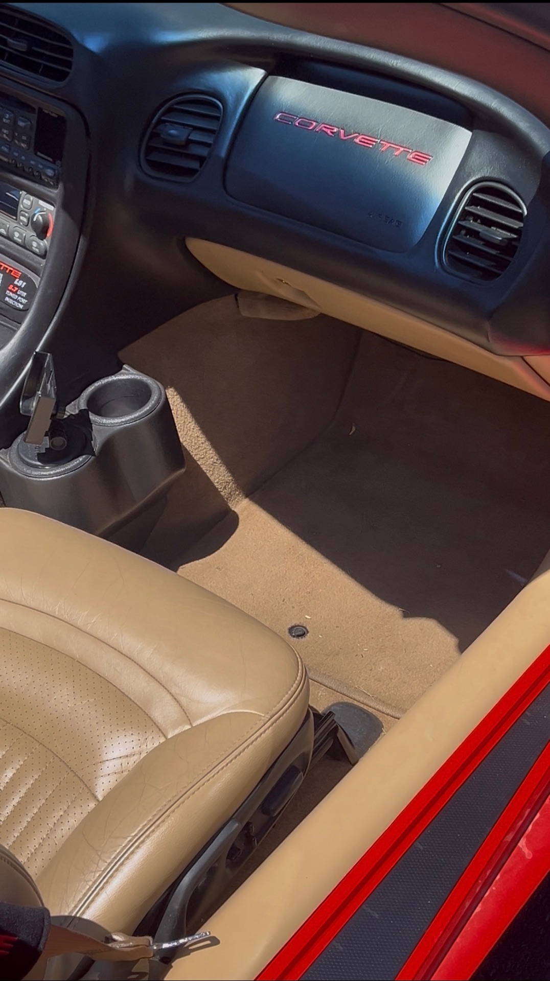 Corvette Interior before detailing